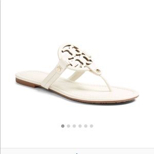 White Tory Burch “Miller” Sandal